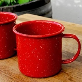 Enamel Red Cup (12oz)