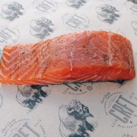 Hot Smoked Salmon Steak